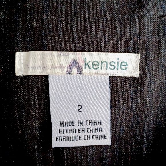 Kensie High-Waist Fly Front Suiting Pencil Skirt- Sz. 2 - Picture 2 of 11